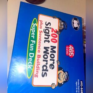 super duper publiccatuons #FD/86B 200 More Sight Words NWT